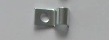 Metallklammern (verzinkt) für Kabeldurchmesser 6 mm