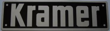 Schild für Kramer 184 mm x 53 mm