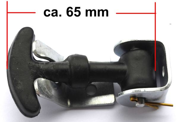 Haubenhalter aus Gummi ca. 65 mm lang