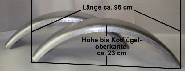 Kotflügel für 20 Zoll Reifen Breite ca 25 cm Länge ca 96 cm